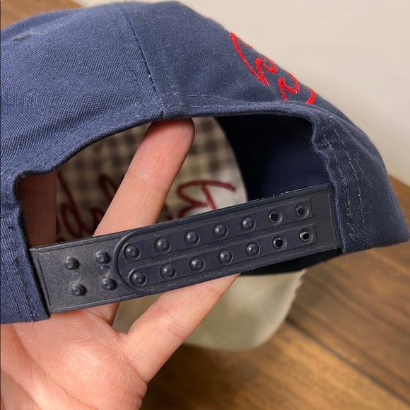 Billabong Australia Blue and White checkered snap back Hat Classic Style - Picture 11 of 11